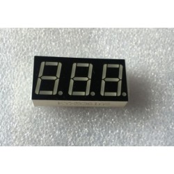 Display 3x7 segments 3 digit